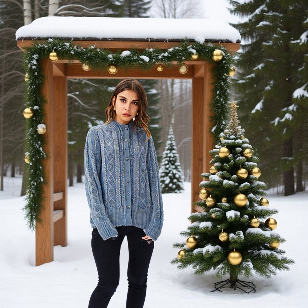 LL Bean Signature Cable Knit Cardigan – Timeless Texture in Pure Cotton